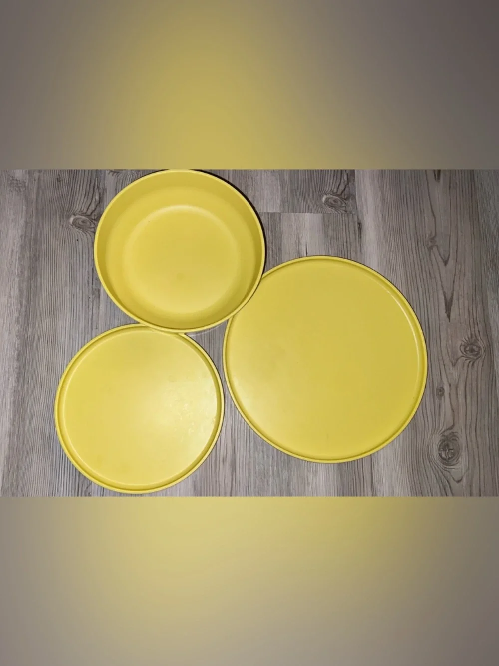 West Elm Aaron Probyn Yellow Melamine Plastic Plate And Bowl Sets 3 Pieces